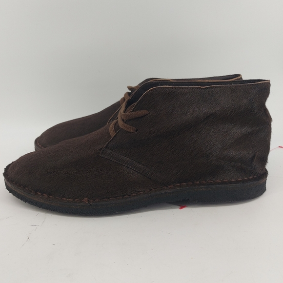 J. Crew 1990 MacAlister boots in pony hair Brown Size 11 - Picture 2 of 6